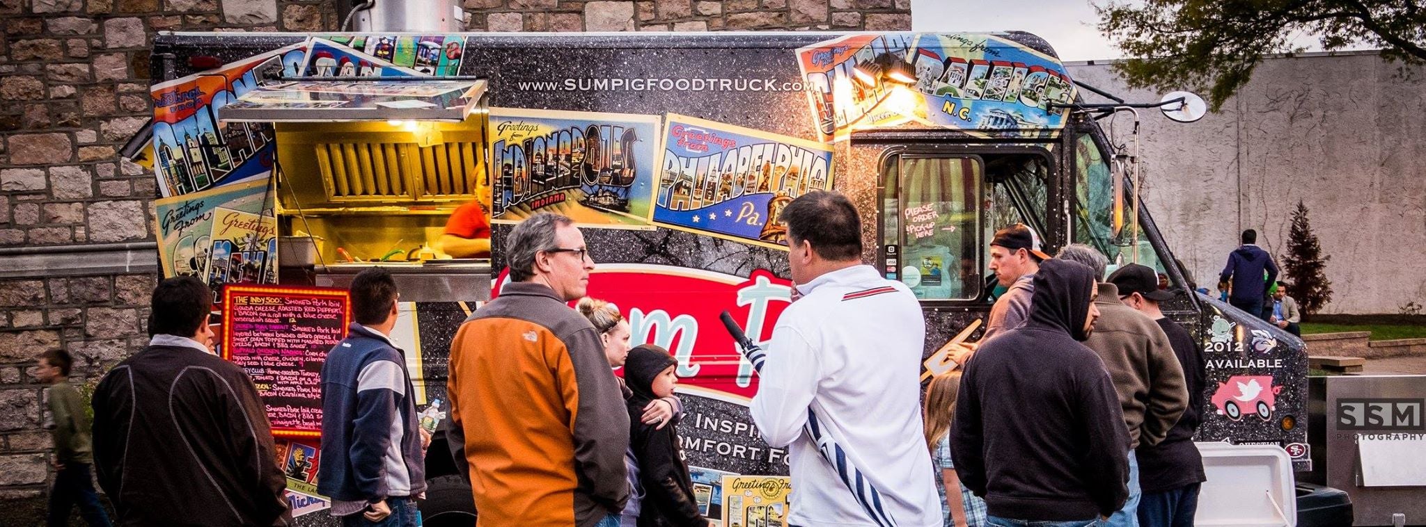 Sum Pig Food Truck Banner